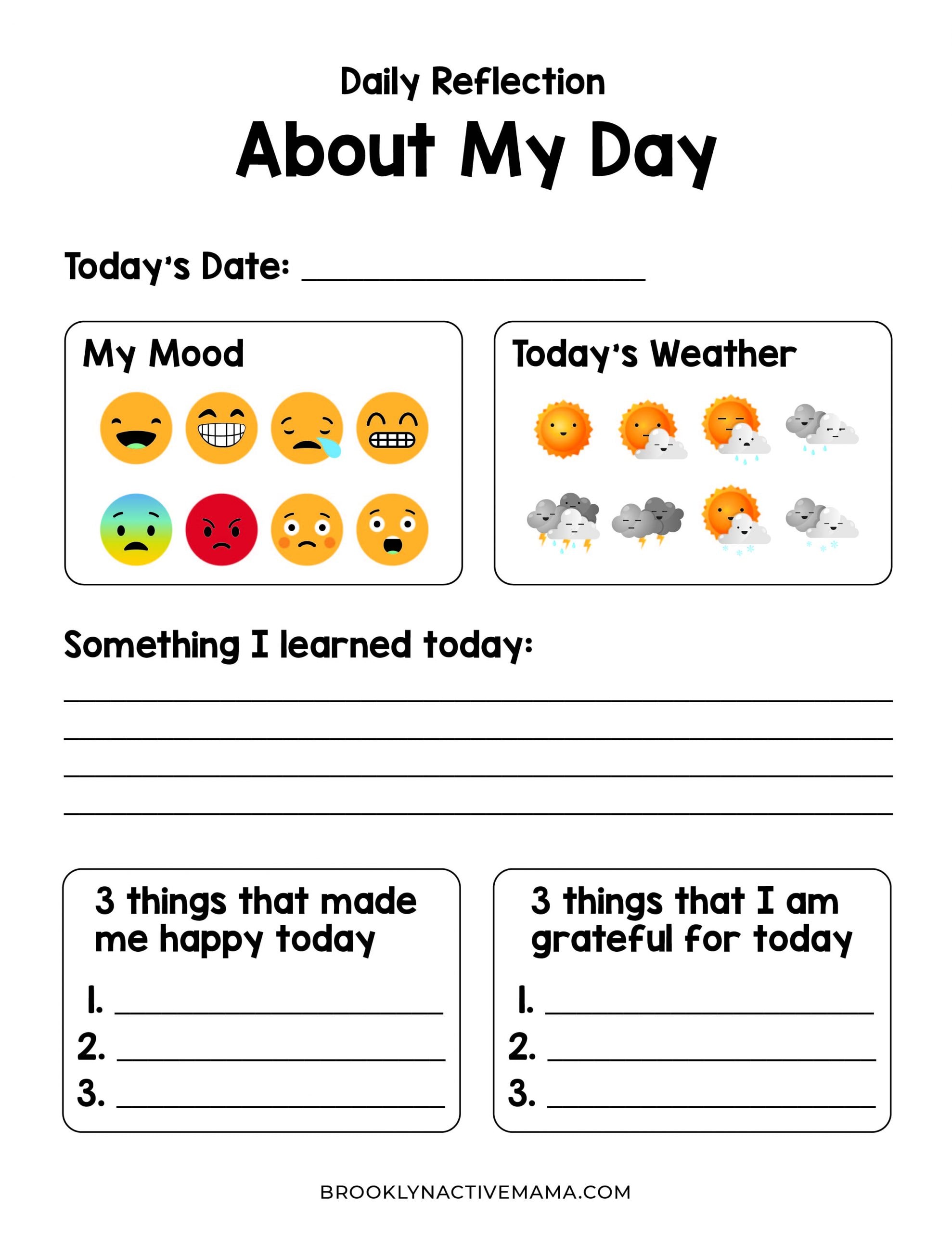 mindfulness activities for kids - free printable sheets